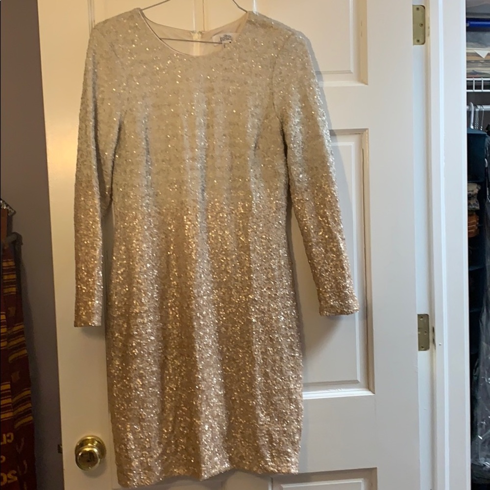 Belle Badgley Mischka sequence dress